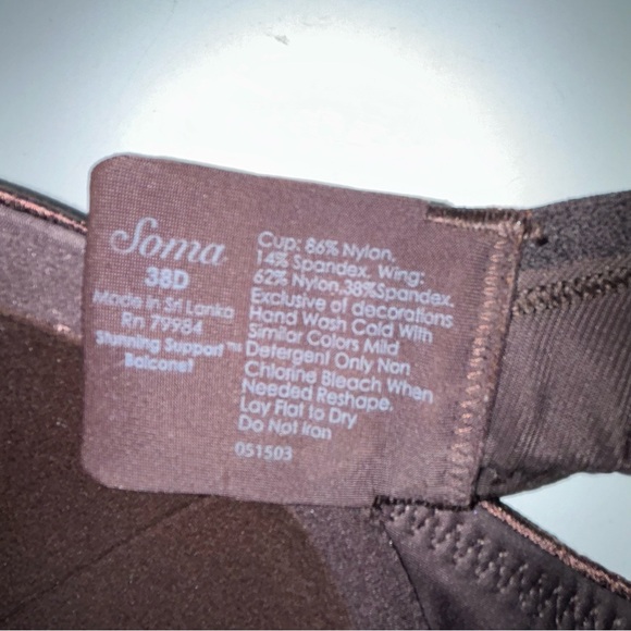 Soma Stunning Support balconette bra size 38D - Picture 7 of 7